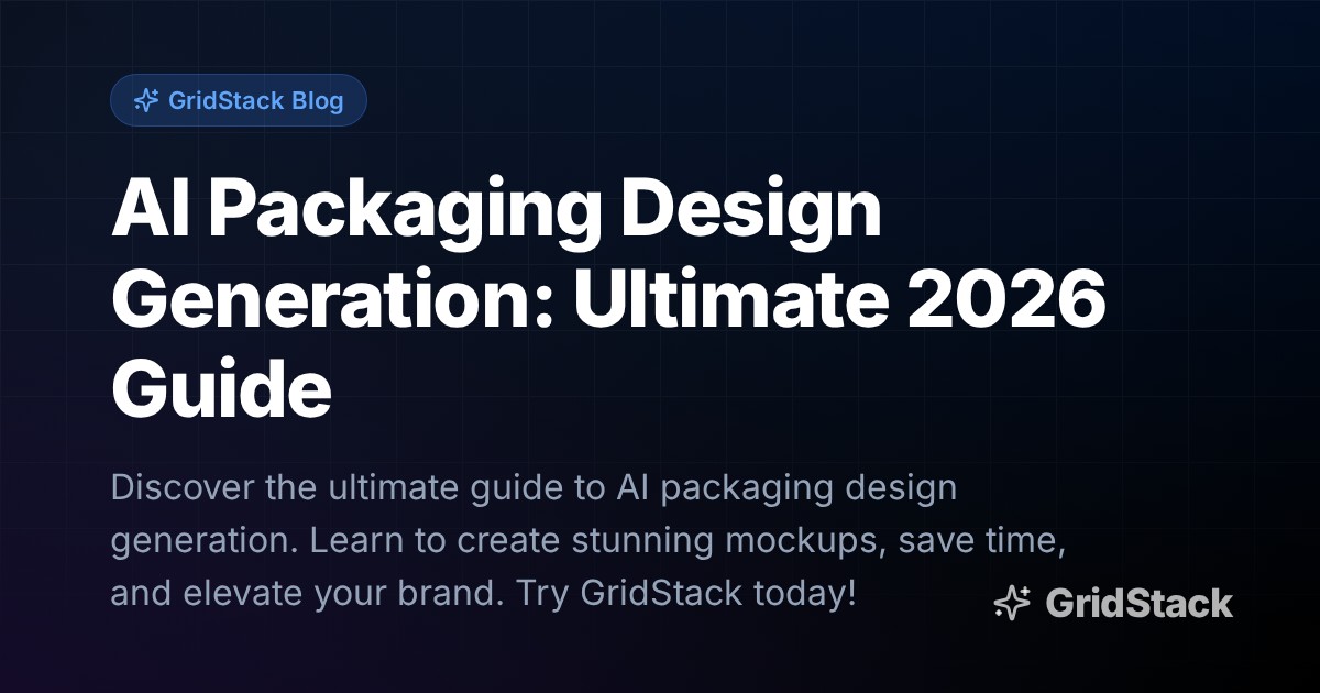 AI Packaging Design Generation: Ultimate 2026 Guide