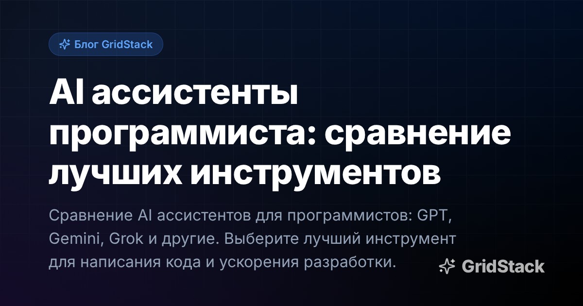 AI ассистенты программиста: сравнение лучших инструментов