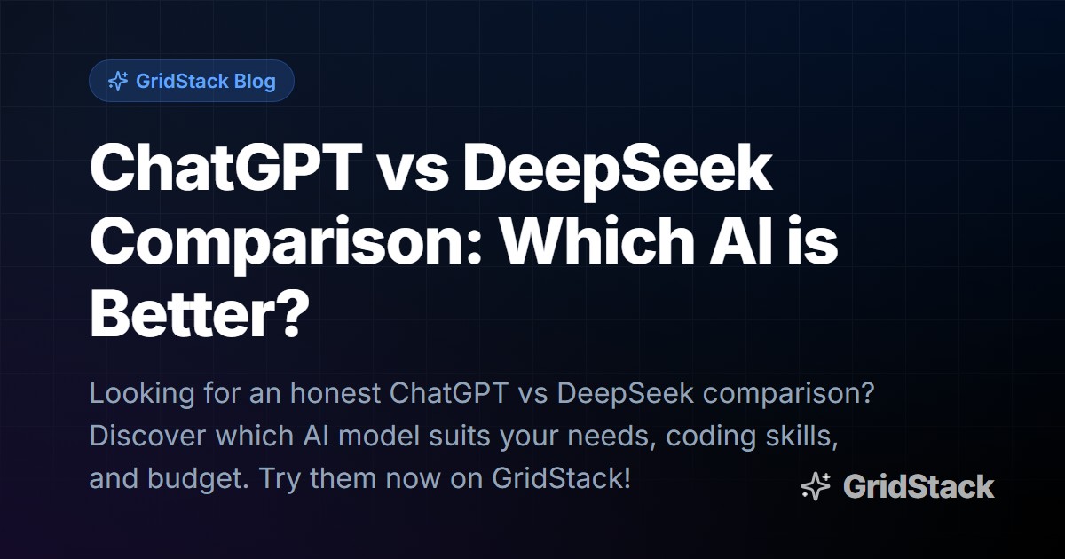 ChatGPT vs DeepSeek Comparison: Which AI is Better?