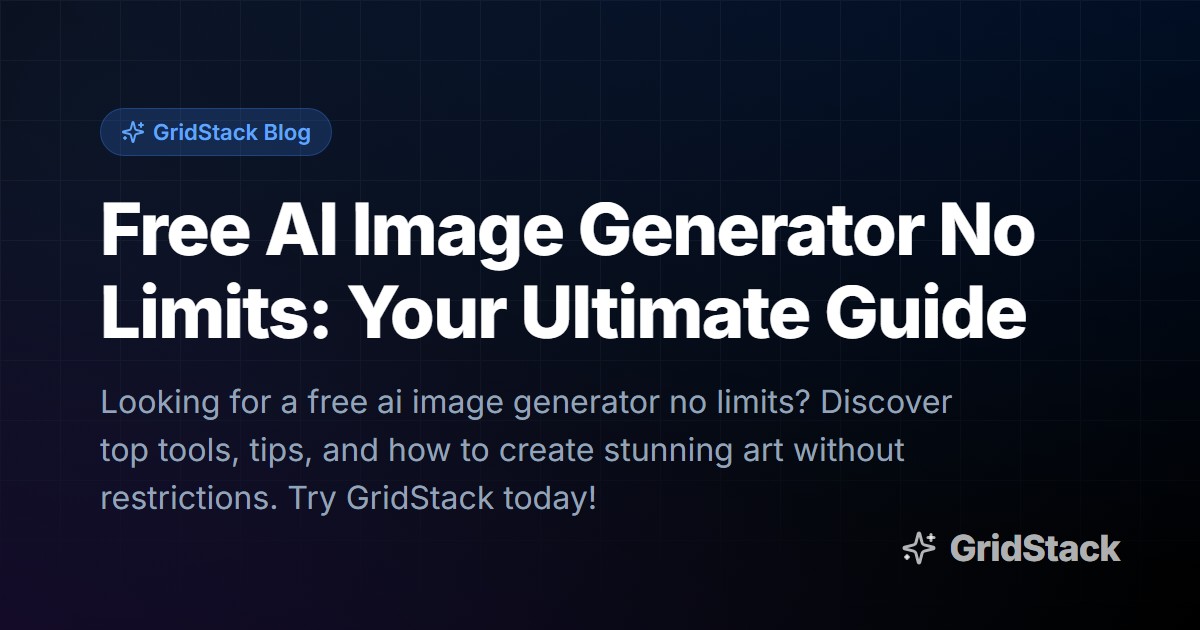 Free AI Image Generator No Limits: Your Ultimate Guide