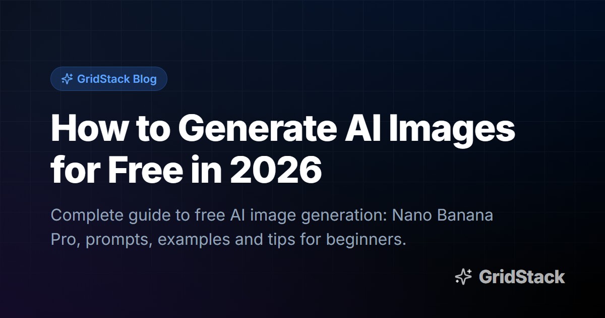 How to Generate AI Images for Free in 2026